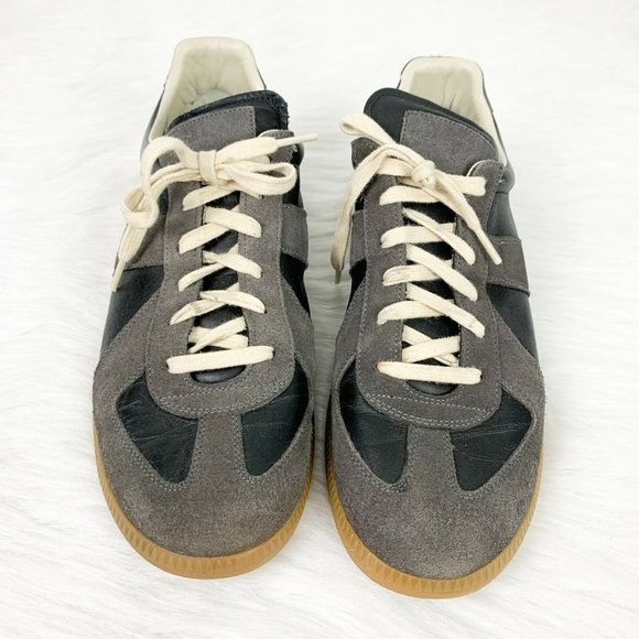 Maison Margiela Replica Mens Blue Low Top Sneaker - Picture 3 of 9